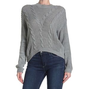 Abound Cable Knit Crewneck Pullover Sweater